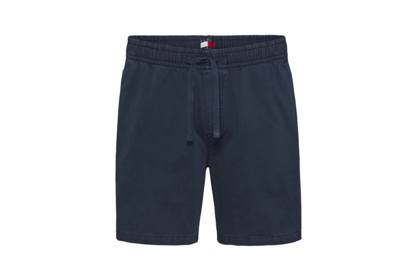 Tommy Jeans Twill Loose Beach Ανδρική Βερμούδα Μπλε Σκούρο