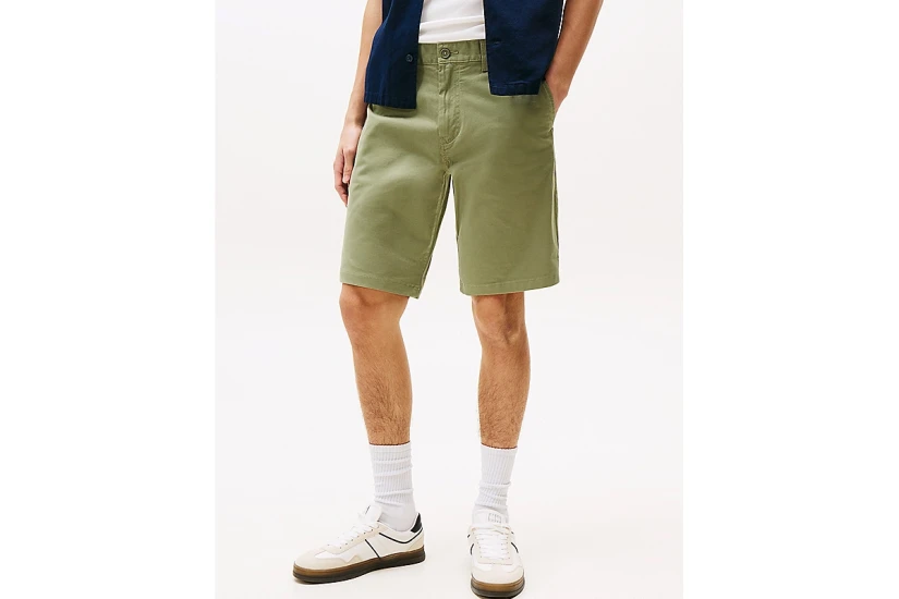 Tommy Jeans Scanton Ανδρική Βερμούδα Chino Χακί