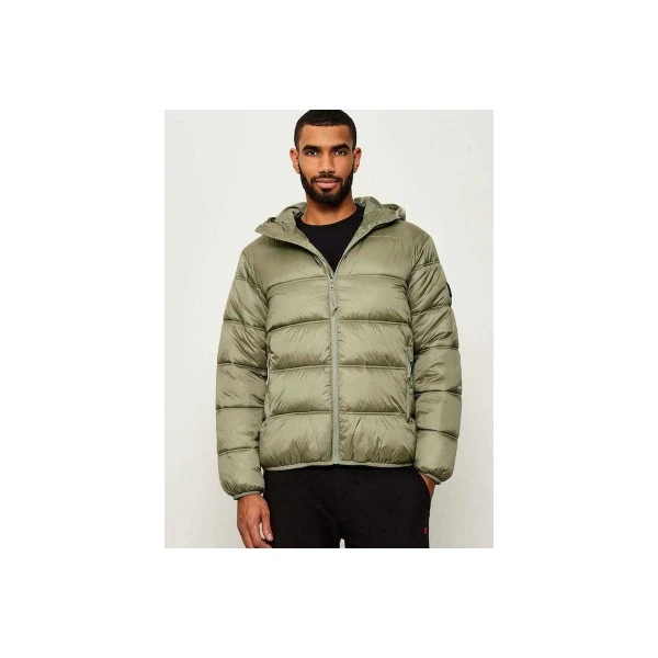 Tommy Jeans Tonal Logo Hooded Μπουφάν Puffer Ανδρικό (DM0DM22044 M1L)