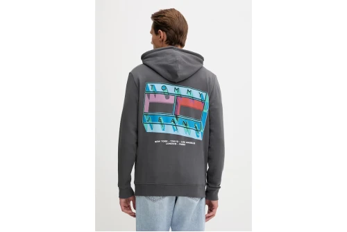 Tommy Jeans Back Graphic Terry Hoodie Ανδρικό (DM0DM22077 PT2)