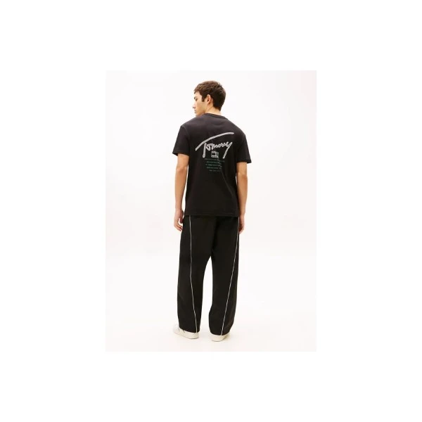 Tommy Jeans Signature Back Logo T-Shirt Ανδρικό (DM0DM22320 BDS)