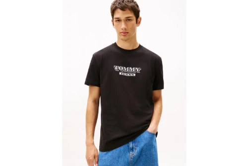 Tommy Jeans Bills Font T-Shirt Ανδρικό (DM0DM22322 BDS)