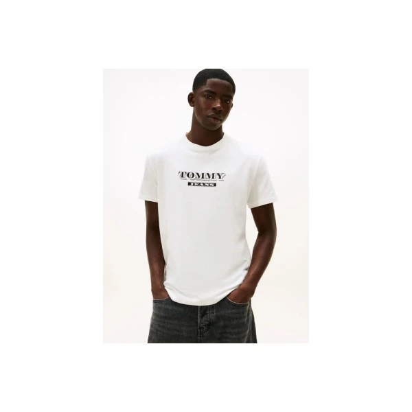 Tommy Jeans Bills Font T-Shirt Ανδρικό (DM0DM22322 YBL)