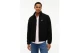 Tommy Jeans Badge Teddy Relaxed Ανδρική Ζακέτα Sherpa Μαύρη