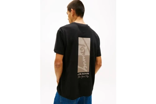 Tommy Jeans Regular Sign Block T-Shirt Ανδρικό (DM0DM22532 BDS)