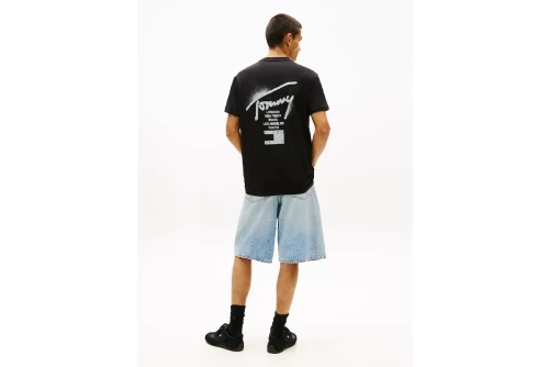 Tommy Jeans Regular Signature Back Logo Jersey T-Shirt Ανδρικό (DM0DM22553 BDS)