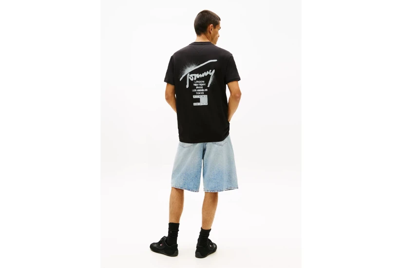 Tommy Jeans Regular Signature Back Logo Jersey Ανδρικό T-Shirt
