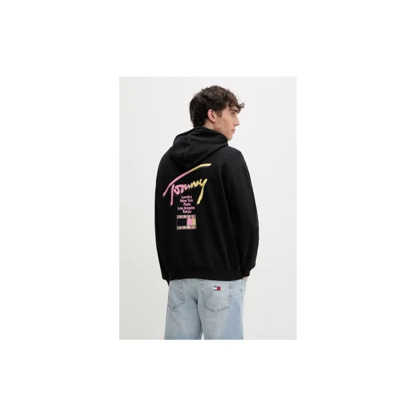 Tommy Jeans Signature Back Logo Relaxed Hoodie Ανδρικό (DM0DM23129 BDS)