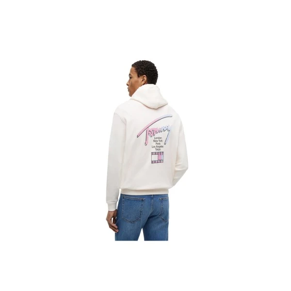 Tommy Jeans Signature Back Logo Relaxed Hoodie Ανδρικό (DM0DM23129 YBH)
