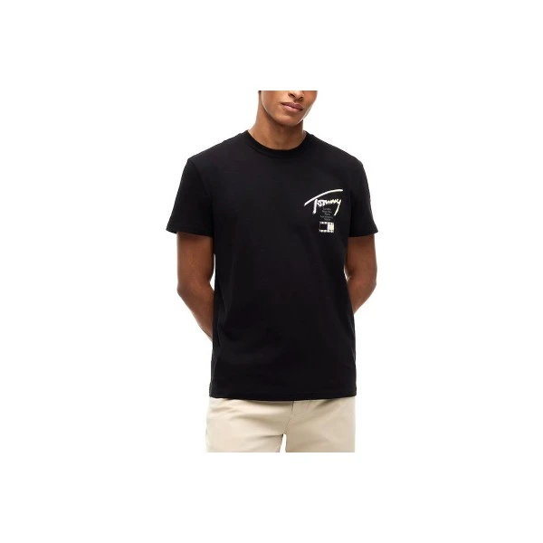 Tommy Jeans Signature Logo T-Shirt Ανδρικό (DM0DM23253 BDS)