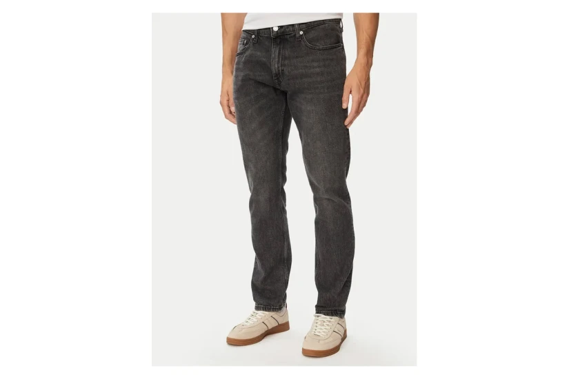 Tommy Jeans Scanton Faded Slim Ανδρικό Παντελόνι Τζιν Μαύρο