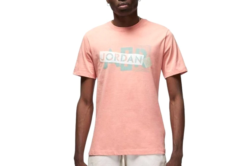 Jordan Brand Ανδρικό Κοντομάνικο T-Shirt Ροζ