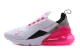 Nike Air Max 270 Γυναικεία Sneakers Λευκά, Ροζ, Μαύρα