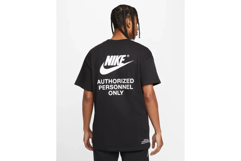 Nike Sportswear Ανδρικό Κοντομάνικο T-Shirt Μαύρο, Λευκό