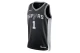 Nike Dri-FIT NBA Victor Wembanyama San Antonio Spurs Icon Edition Ανδρική Μπασκετική Φανέλα Μαύρη, Γκρι