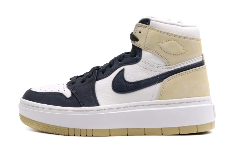 Jordan Air 1 Elevate High Sneakers Μαύρα, Λευκά, Μπεζ