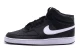 Nike Court Vision Mid Ανδρικά Sneakers Μαύρα, Λευκά