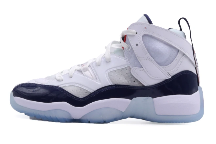 Jordan Jumpman Two Trey Ανδρικά Sneakers Λευκά, Μπλε Σκούρο
