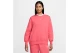 Nike Sportswear Phoenix Fleece Γυναικεία Μακρυμάνικη Μπλούζα Φούξια