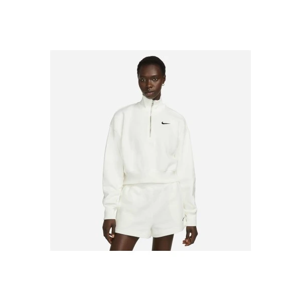 Nike Sportswear Phoenix Fleece Μπλούζα Με Φερμουάρ Γυναικεία (DQ5767 133)