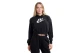 Nike Club Fleece Crop Top Γυναικείο Φούτερ Με Κουκούλα Μαύρο