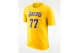 Nike NΒΑ Luka Doncic Los Angeles Lakers Ανδρικό Κοντομάνικο T-Shirt Κίτρινο, Μωβ