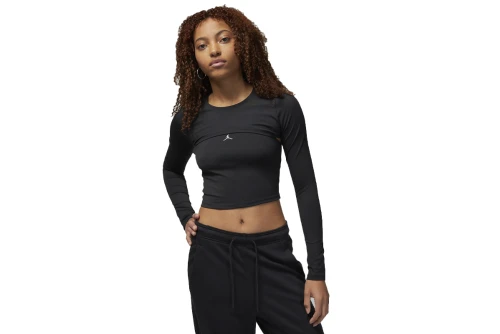 Jordan Dri-Fit 2 In 1 Crop Top Μακρυμάνικο (DV1274 010)