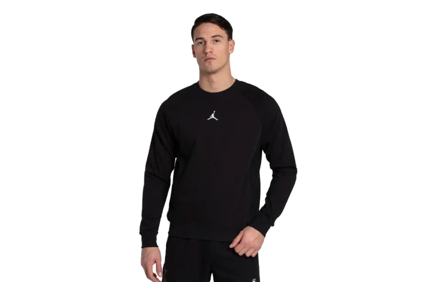 Jordan Dri-FIT Sport Fleece Ανδρική Μακρυμάνικη Μπλούζα Μαύρη