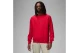 Jordan Dri-FIT Sport Fleece Ανδρική Μακρυμάνικη Μπλούζα Κόκκινη