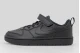 Nike Court Borough Low Recraft Παιδικά Sneakers Μαύρα