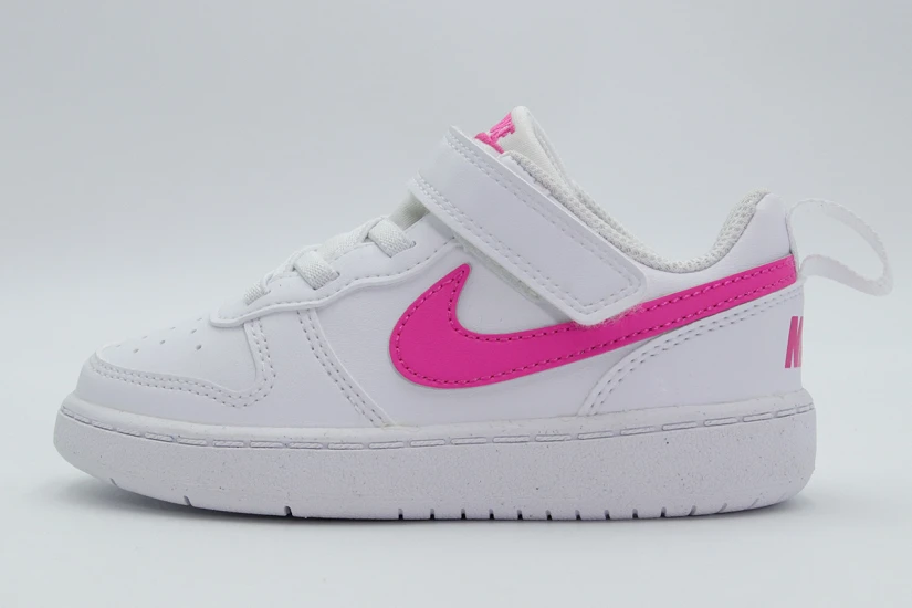 Nike Court Borough Low Recraft Βρεφικά Sneakers Λευκά, Φούξια
