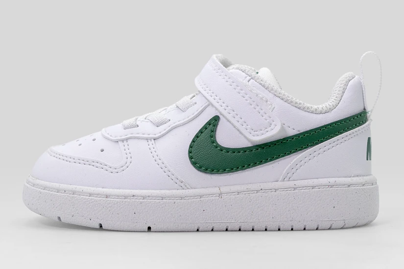 Nike Court Borough Low Recraft Βρεφικά Sneakers Λευκά, Πράσινα
