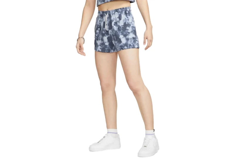 Nike Sportswear Γυναικείο Αθλητικό Σορτς Γκρι, Λευκό