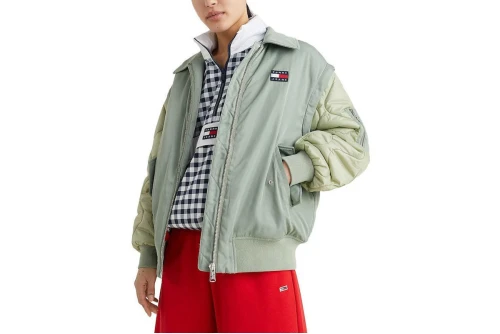 Tommy Jeans Tjw Zip Sleeve Bomber Jacket Γυναικείο (DW0DW13755 LOE)