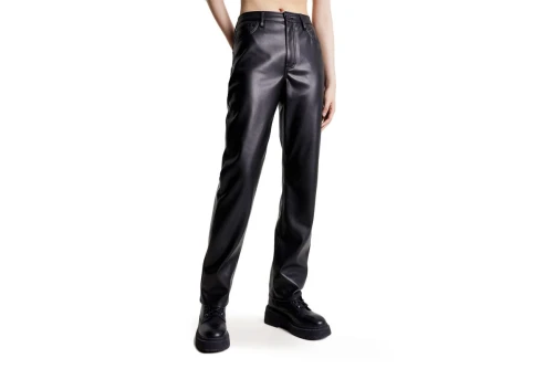 Tommy Jeans Tjw Julie Pleather Pant Παντελόνι Casual Γυναικείο (DW0DW16945 BDS)