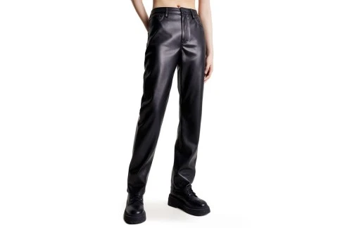 Tommy Jeans Tjw Julie Pleather Pant Παντελόνι Casual Γυναικείο (DW0DW16945 BDS)