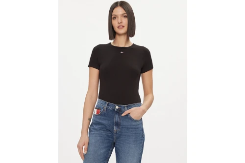 Tommy Jeans Ribbed Slim T-Shirt Γυναικείο (DW0DW17383 BDS)