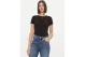Tommy Jeans Slim Essential Rib Γυναικείο Κοντομάνικο T-Shirt