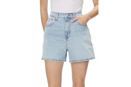 Tommy Jeans Mom Uh Σορτς Τζιν Γυναικείο (DW0DW17645 1AB)