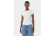 Tommy Jeans Badge Ribbed Slim Fit Γυναικείο Κοντομάνικο T-Shirt Λευκό