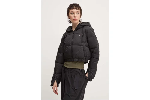 Tommy Jeans Crop Hooted Μπουφάν Puffer Γυναικείο (DW0DW18313 BDS)