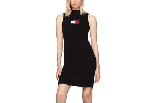 Tommy Jeans Center Flag Sweater Dress Φόρεμα Mini (DW0DW18607 BDS)