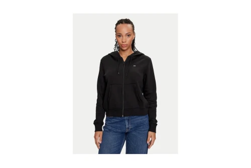 Tommy Jeans Brushed Fleece Ζακέτα Βαμβακερή Γυναικεία (DW0DW19729 BDS)