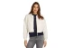 Tommy Jeans Teddy Zip Thru Γυναικείο Sherpa Μπουφάν Λευκό
