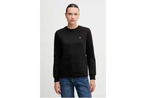 Tommy Jeans Brushed Fleece Μπλούζα Με Λαιμόκοψη Γυναικεία (DW0DW19959 BDS)