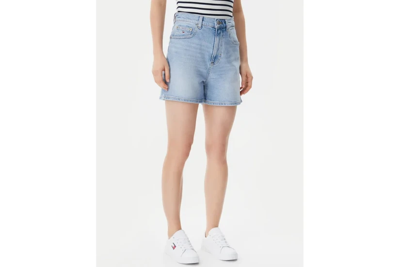 Tommy Jeans Mom Γυναικείο Τζιν Σορτς