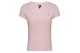 Tommy Jeans Γυναικείο Κοντομάνικο T-Shirt με V Λαιμόκοψη Ροζ