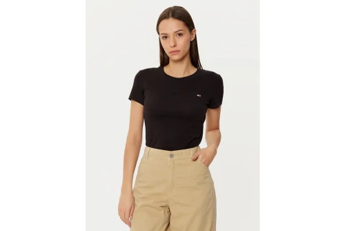 Tommy Jeans Slim C-Neck T-Shirt Γυναικείο (DW0DW20459 BDS)