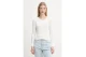 Tommy Jeans Essential Γυναικεία Βαμβακερή Ζακέτα Εκρού