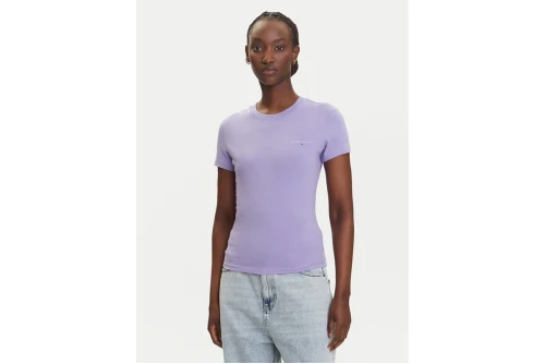 Tommy Jeans Linear Slim Fit T-Shirt Γυναικείο (DW0DW21164 W0E)